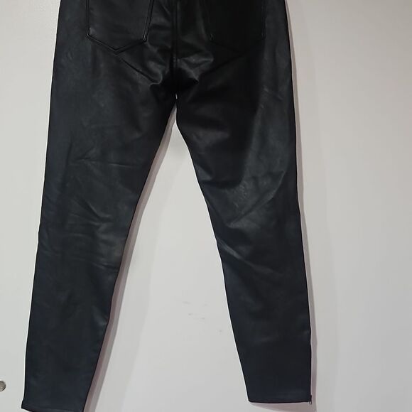 NWT KanCan Janet High Rise Faux Leather Ankle Skinny Pants sz 13/30 - Picture 11 of 12